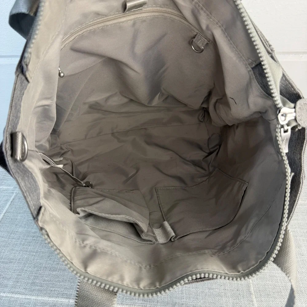 Baggallini Carryall Daily Tote Gray Travel‎ Bag